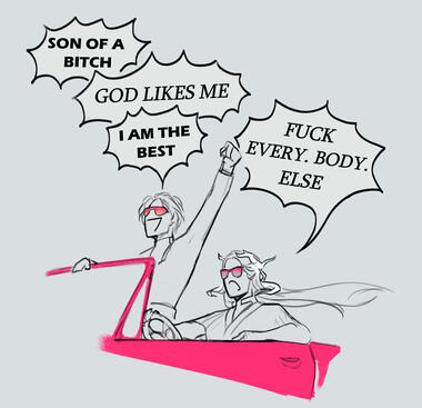 Guys who would not get along but are similar in certain ways