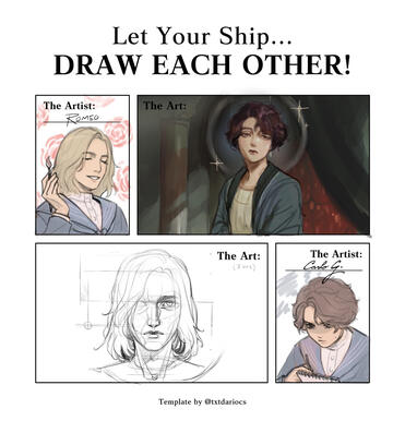 so basically romeo's painting is based on an 1877 artwork of juliet and carlo's drawing is more technical bc he was probs trained to do patent artwork