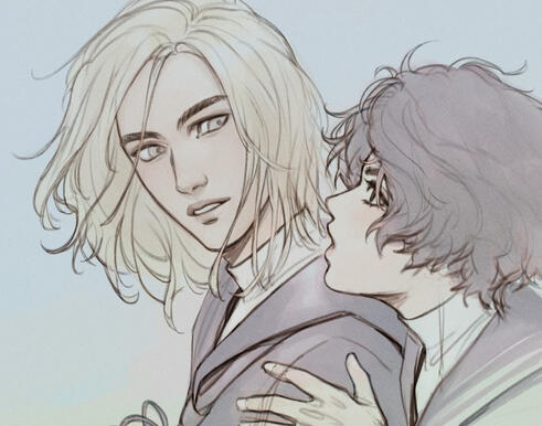 [glomps u] hehe can i copy ur homework [nuzzles your neck] owo what&#39;s this... (my keyboard is taken away from me)