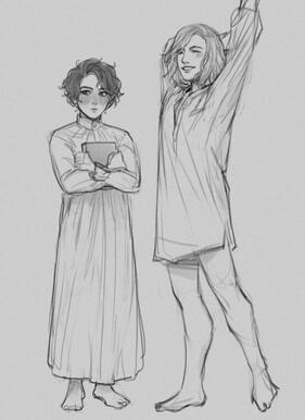 charity house sleepwear...! this one's sus i admit